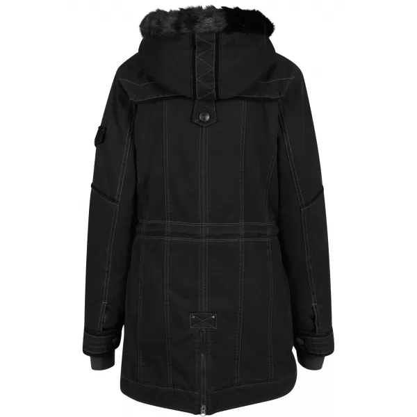  Ženska parka BRANDIT BD33122 CRNA 