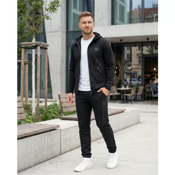  Muški sweatshirt ALTISPORT DANIS CRNA 