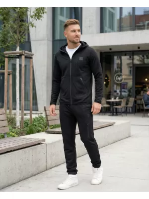 Muški sweatshirt ALTISPORT DANIS CRNA