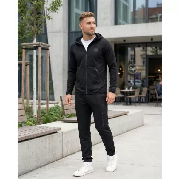  Muški sweatshirt ALTISPORT DANIS CRNA 
