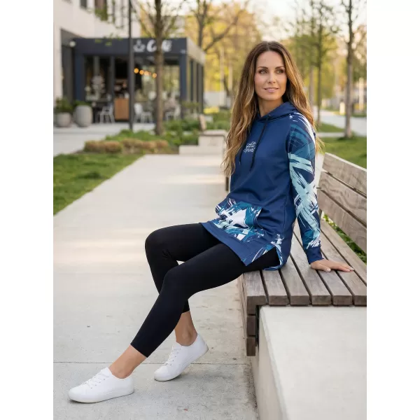  Ženski funkcionalni produljeni sweatshirt premium ALTISPORT VOJ/ALW039MI03 NAVIKE 