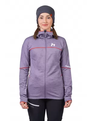 Ženski sweatshirt HANNAH MEDA HOODY LAVANDA SIVA MEL