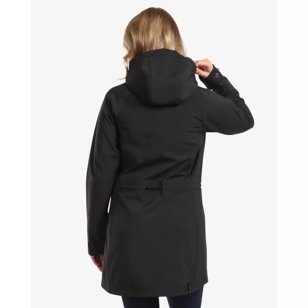  Ženski softshell kaput KILPI LASIKA-W WL0136KI CRNA 