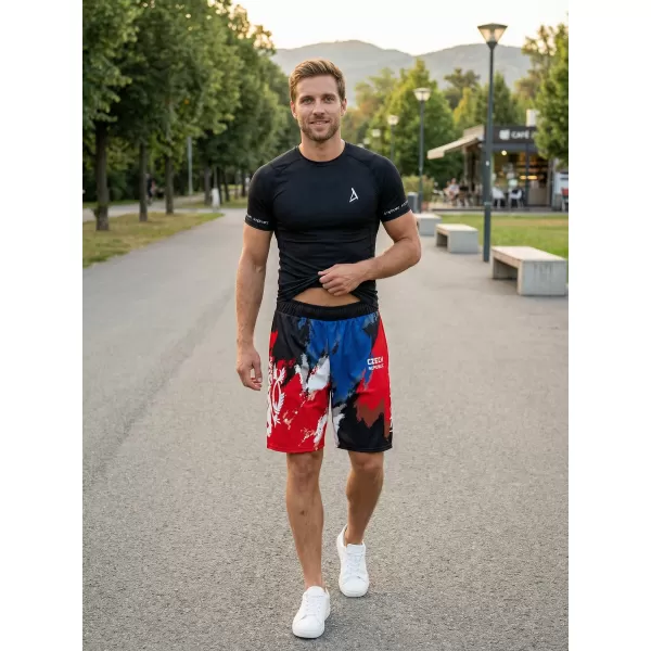  Muške premium funkcionalne kratke hlače bez džepova ALTISPORT VOJ/ALM036KRA02 PRUGE 