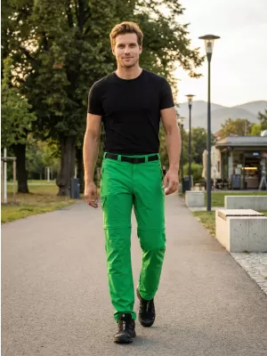Muške hlače/kratke hlače ALTISPORT NoPrint NP/ALM2021NJ PAPRAT ZELENA