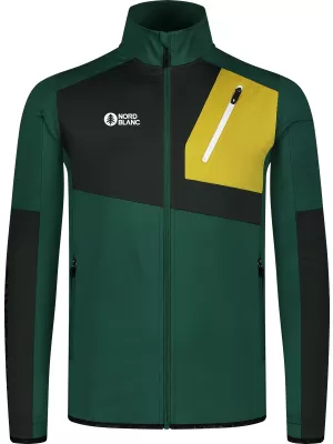 Muški powerfleece duks NORDBLANC RIVER ZELENA