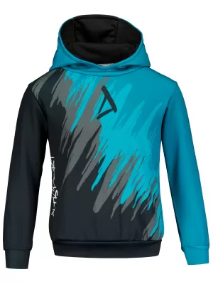 Dječja vrhunska funkcionalna majica ALTISPORT VOJ/ALK006MI01 CRNI/KEROZIN