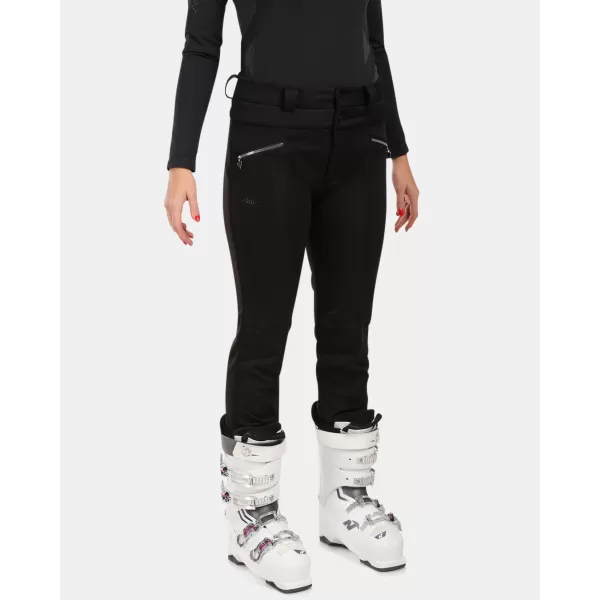  Ženske skijaške softshell hlače KILPI MAURA-W WL0405KI CRNA 