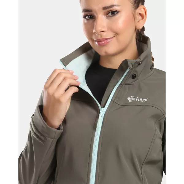  Ženska softshell jakna KILPI RAVIA-W WL0129KI TAMNO ZELENA 