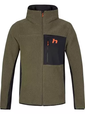 Muški sweatshirt HANNAH KODIAK HOODY BRŠLJAN ZELENA/ANTRACIT