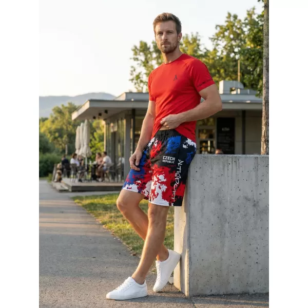  Muške premium funkcionalne kratke hlače bez džepova ALTISPORT VOJ/ALM036KRA02 MRLJE 