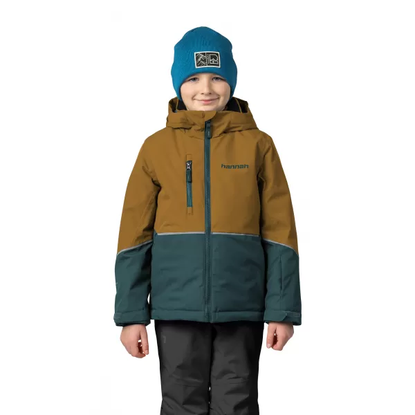  Dječja jakna HANNAH ANAKIN JR ZLATNO SMEĐA/MORSKA MAHOVINA 