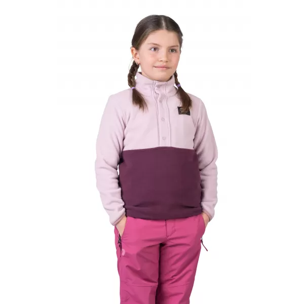  Dječji sweatshirt HANNAH MINT JR LJUBIČASTA LED/SL 