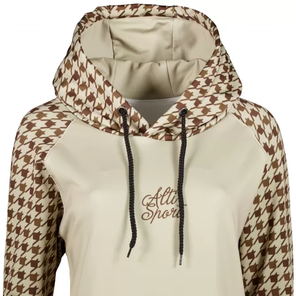  Ženski funkcionalni produljeni sweatshirt premium ALTISPORT VOJ/ALW048MI03 SMEĐA 