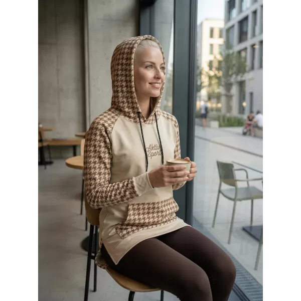  Ženski funkcionalni produljeni sweatshirt premium ALTISPORT VOJ/ALW048MI03 SMEĐA 