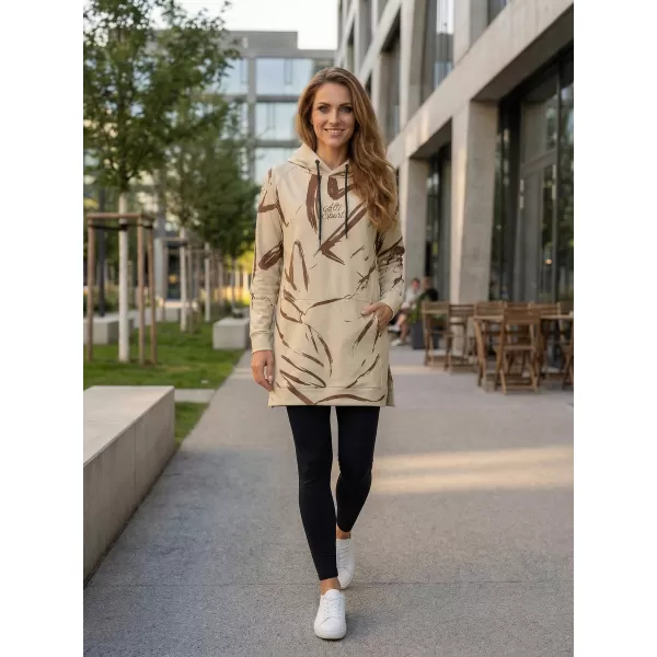 Ženski funkcionalni produljeni sweatshirt premium ALTISPORT VOJ/ALW049MI03 SMEĐA 