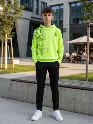 Dječja vrhunska funkcionalna majica ALTISPORT VOJ/ALK004MI01 NEON ŽUTA