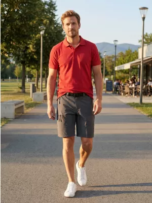 Muške kratke hlače ALTISPORT NoPrint NP/ALM4021NJ UGLJIK