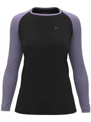 Ženska majica s dugim rukavima HANNAH LESLIE L/S ANTRACIT/WISTERIA