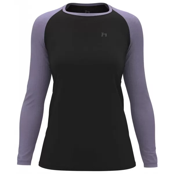  Ženska majica s dugim rukavima HANNAH LESLIE L/S ANTRACIT/WISTERIA 