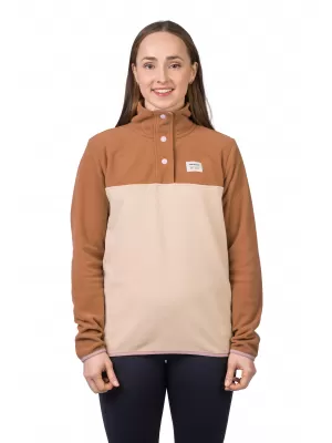 Ženski sweatshirt HANNAH NUKA ARGANOVO ULJE/SMEĐA RIŽA
