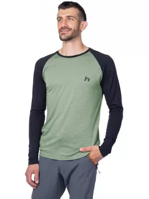 Muška majica s dugim rukavima HANNAH TAREGAN L/S ANTRACIT/LJILJAN