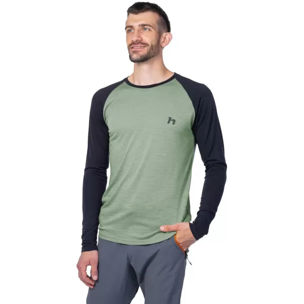  Muška majica s dugim rukavima HANNAH TAREGAN L/S ANTRACIT/LJILJAN 