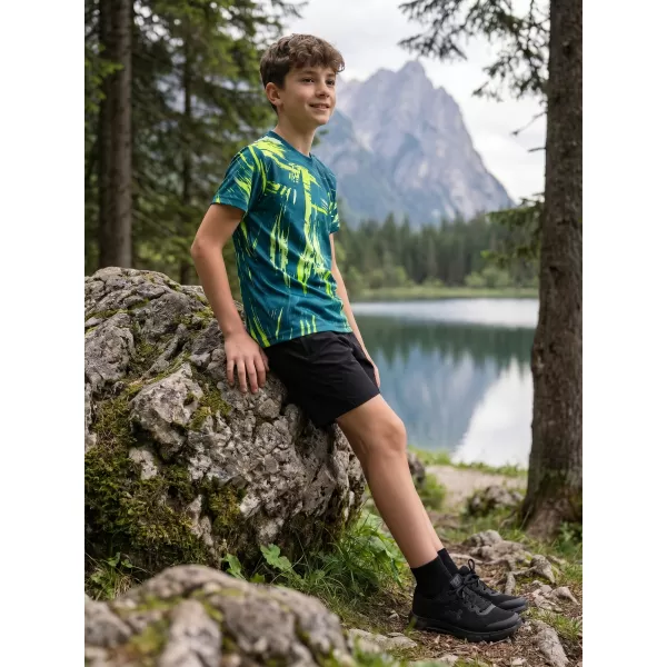 Dječja premium funkcionalna majica ALTISPORT VOJ/ALK010TR01 KEROZIN/ŽUTA 
