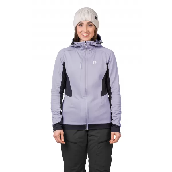  Ženski sweatshirt HANNAH NELA HOODY AURA LAVANDE/ANTRACIT 