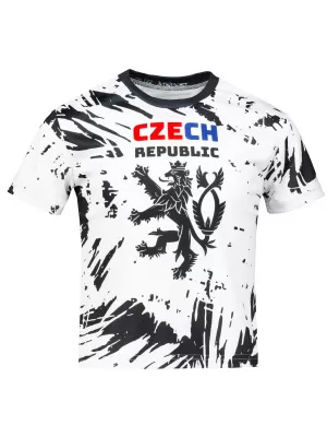 Dječja premium funkcionalna majica ALTISPORT VOJ/ALK036TR01 BIJELO/CRNO
