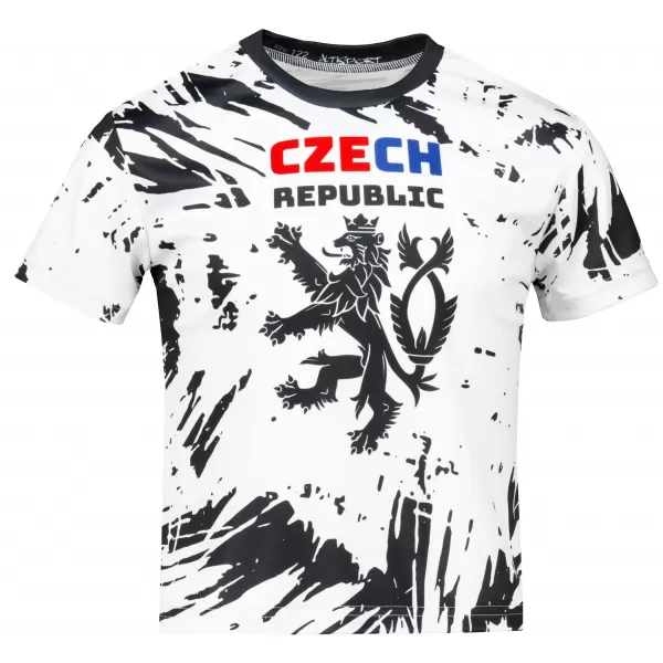 Dječja premium funkcionalna majica ALTISPORT VOJ/ALK036TR01 BIJELO/CRNO 