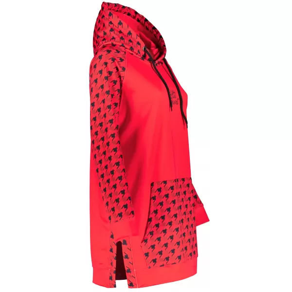  Ženski funkcionalni produljeni sweatshirt premium ALTISPORT VOJ/ALW048MI03 CRVENA 