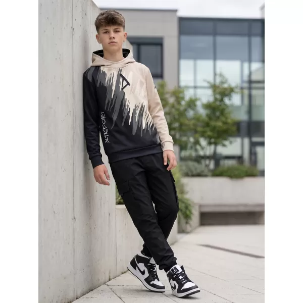  Dječja vrhunska funkcionalna majica ALTISPORT VOJ/ALK006MI01 CRNA/SMEĐA 