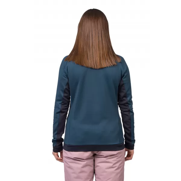  Ženski sweatshirt HANNAH NELA SLOJEVITO MORE/ANTRACIT 