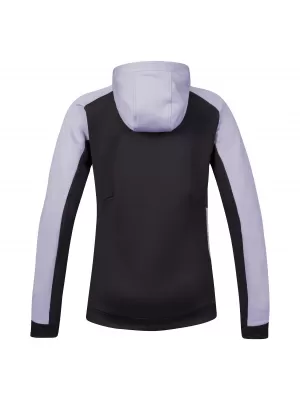 Ženski sweatshirt HANNAH NELA HOODY AURA LAVANDE/ANTRACIT