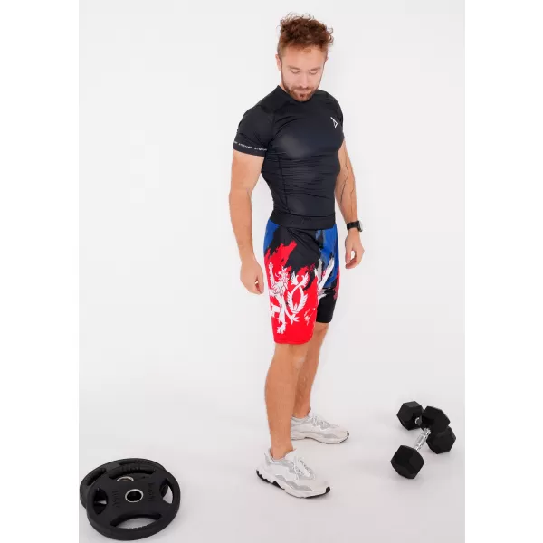  Muške premium funkcionalne kratke hlače bez džepova ALTISPORT VOJ/ALM036KRA02 PRUGE 