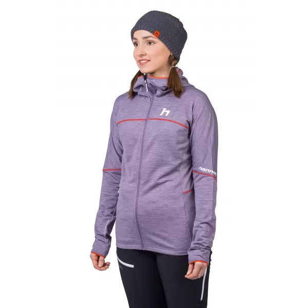  Ženski sweatshirt HANNAH MEDA HOODY LAVANDA SIVA MEL 