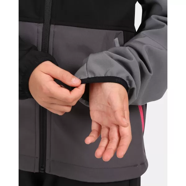  Softshell jakna za djevojčice KILPI RAVIA-J WJ0113KI CRNA 