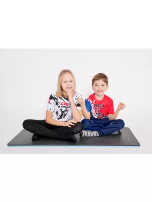 Dječja funkcionalna t -majica Premium ALTISPORT VOJ/ALK036TR01 PLAVA/CRVENA