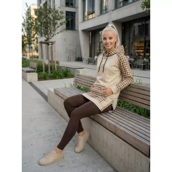  Ženski funkcionalni produljeni sweatshirt premium ALTISPORT VOJ/ALW048MI03 SMEĐA 