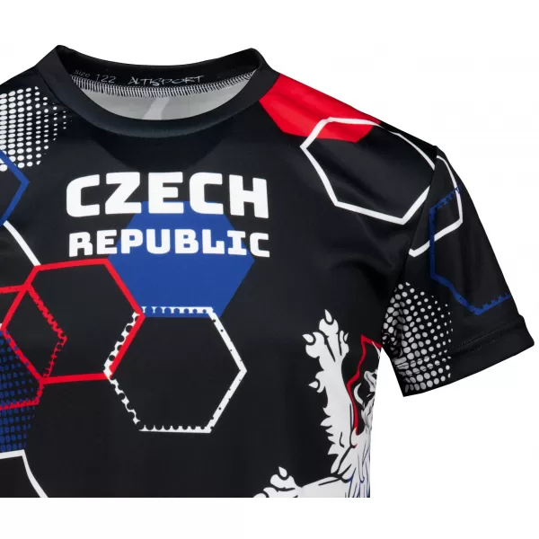  Dječja premium funkcionalna majica ALTISPORT VOJ/ALK036TR01 CRNA 