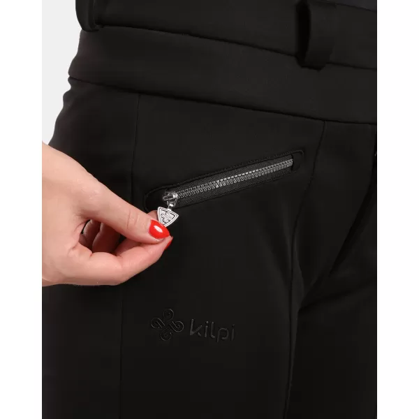  Ženske skijaške softshell hlače KILPI MAURA-W WL0405KI CRNA 