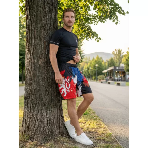  Muške premium funkcionalne kratke hlače bez džepova ALTISPORT VOJ/ALM036KRA02 PRUGE 