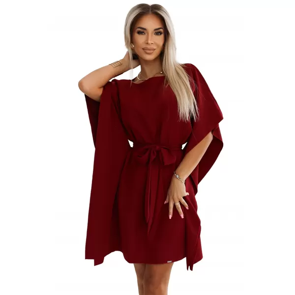  Haljina NUMOCO SOFIA 287-34 BURGUNDIJSKI 