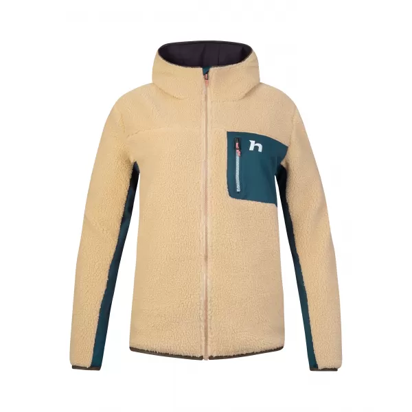  Ženski sweatshirt HANNAH KOALA HOODY BEŽ/SLOJEVITO MORE 