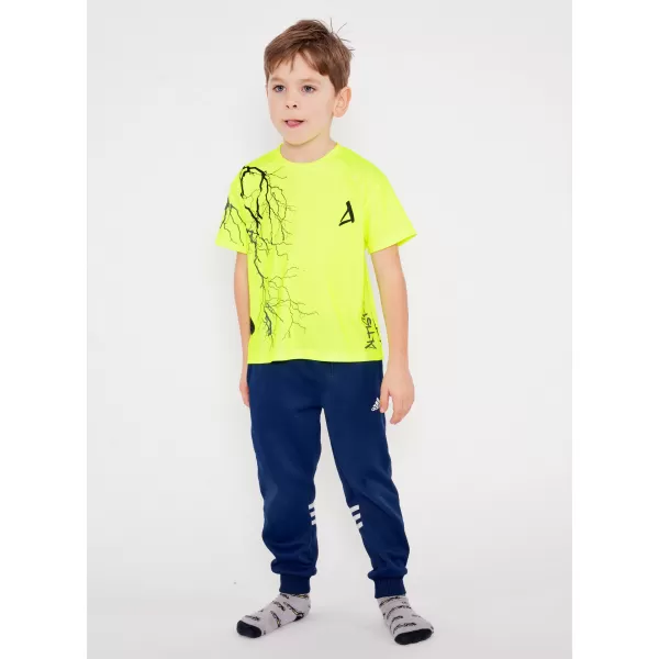  Dječja premium funkcionalna majica ALTISPORT VOJ/ALK004TR01 NEON ŽUTA 