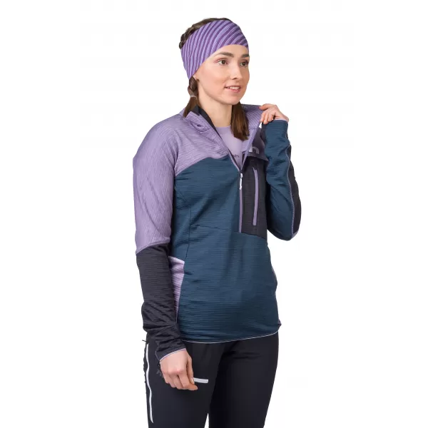  Ženski sweatshirt HANNAH MEDA HZ LAVANDA SIVA/SLOJEVITO S ML 