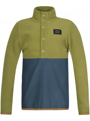 Dječji sweatshirt HANNAH MINT JR MASLINOVA GRANA/STRATIFICIRANO MORE