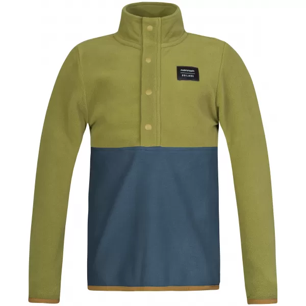  Dječji sweatshirt HANNAH MINT JR MASLINOVA GRANA/STRATIFICIRANO MORE 