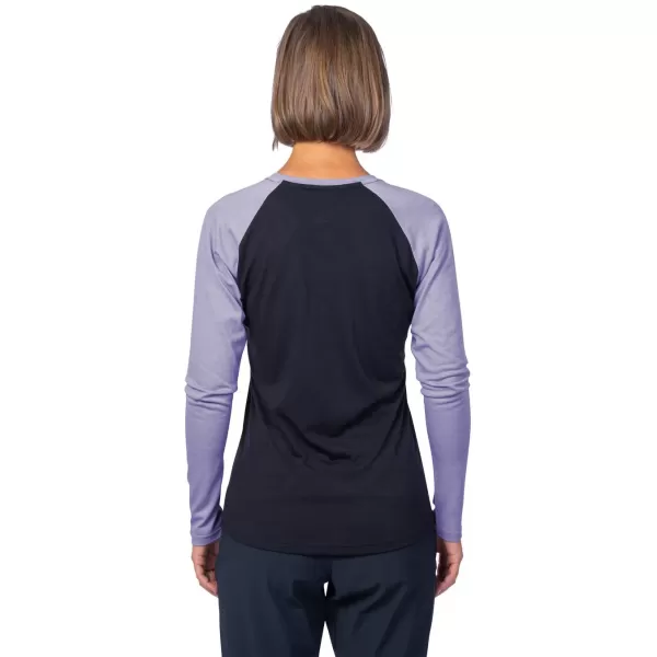  Ženska majica s dugim rukavima HANNAH LESLIE L/S ANTRACIT/WISTERIA 